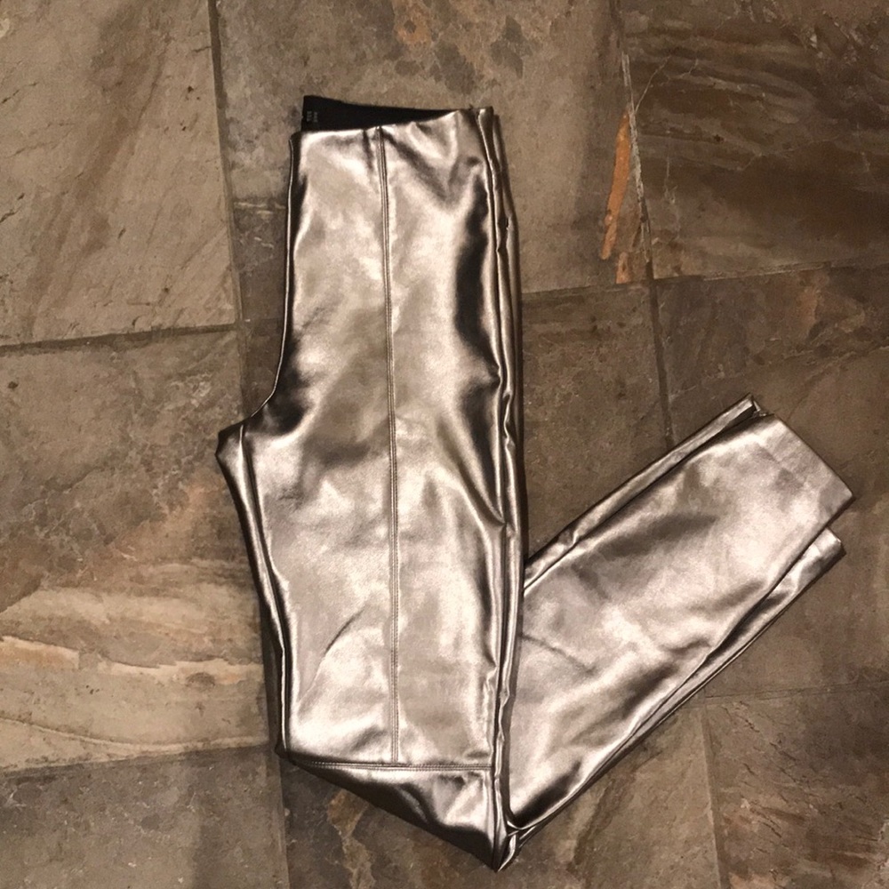 Metallic leggings